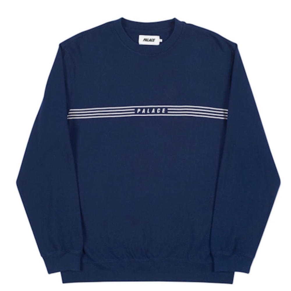Palace skateboard Slicky Crew
Navy Long Sleeve Tee Shirt Sweatshirt